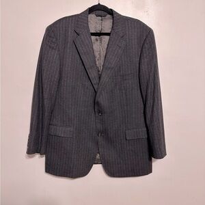 Brooks Brothers 1818 Regent Pinstripe Wool Blazer Sport Coat Size 46R/40